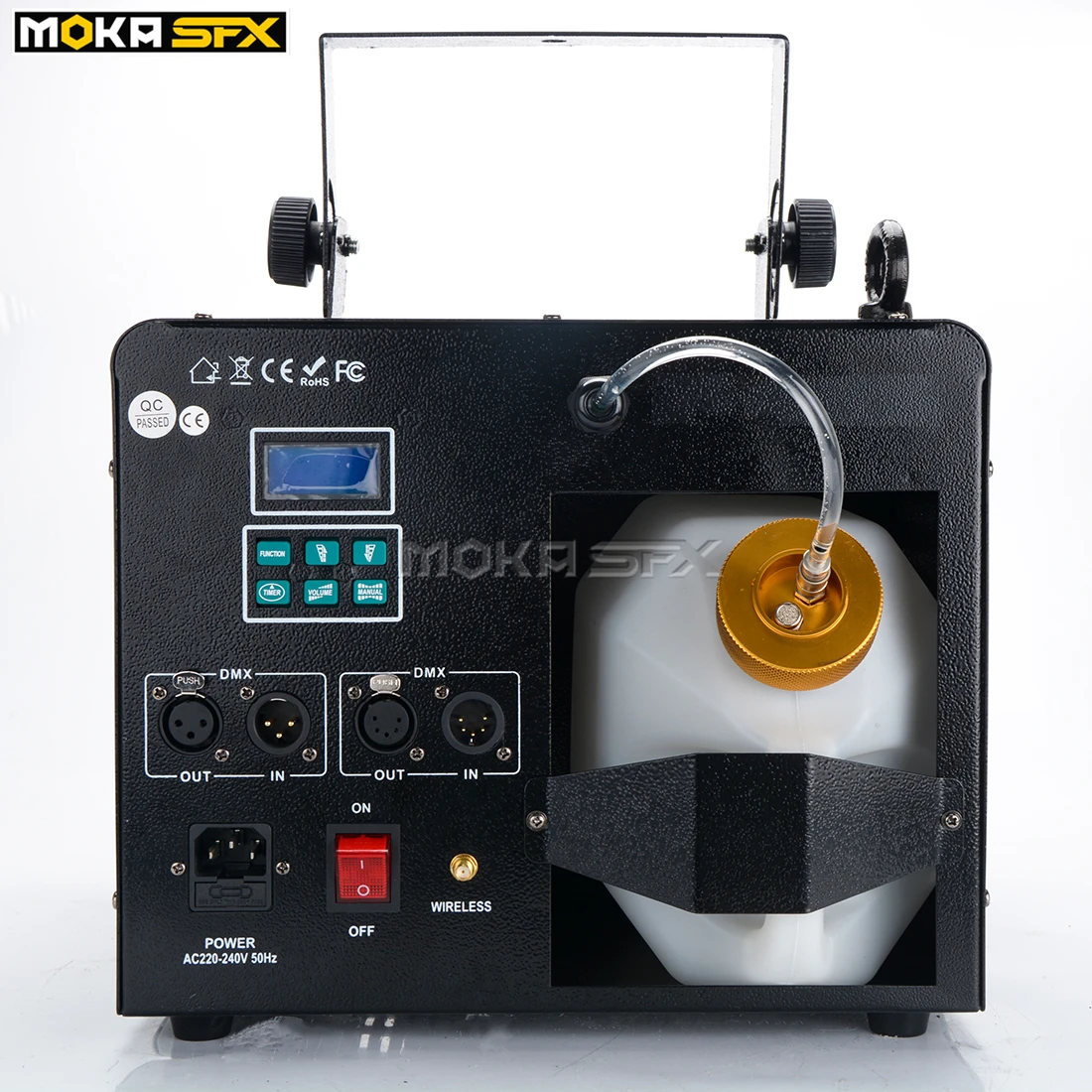 США склад 1000 Вт туман дымка машина Fogger сцена DMX 512 пульт дистанционного управления