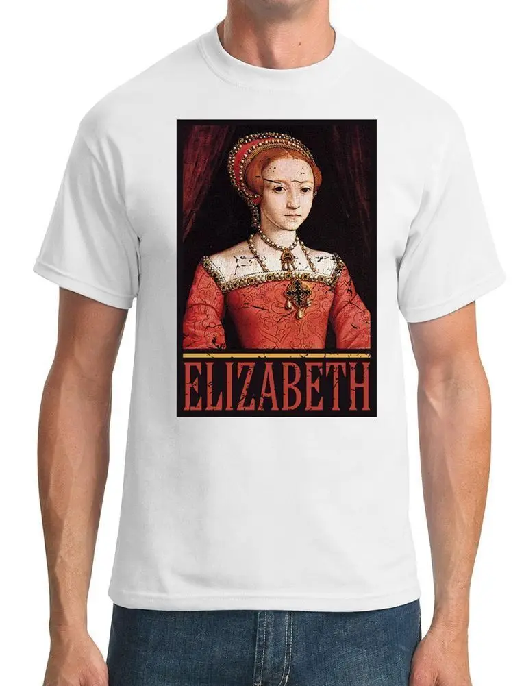 Elizabeth 1 queen Of England Мужская футболка крутая Повседневная Унисекс новая модная