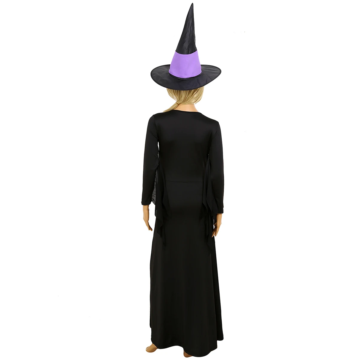TiaoBug взрослый костюм на Хэллоуин женский скелет напечатанный длинный злой ведьмы