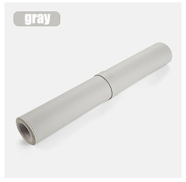 gray 1200*600 мм большой игровой коврик для мыши с запирающимся краем из искусственной кожи, коврик для мыши с двойным использованием спереди и сзади, коврик для мыши, офисный Настольный Ноутбук, большой коврик для мыши - Цвет: gray