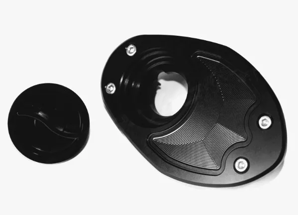 Black Для DUCATI 749 999 CNC алюминиевый топливный газовый бак крышка 749S 749R 999S 999R - Цвет: Black