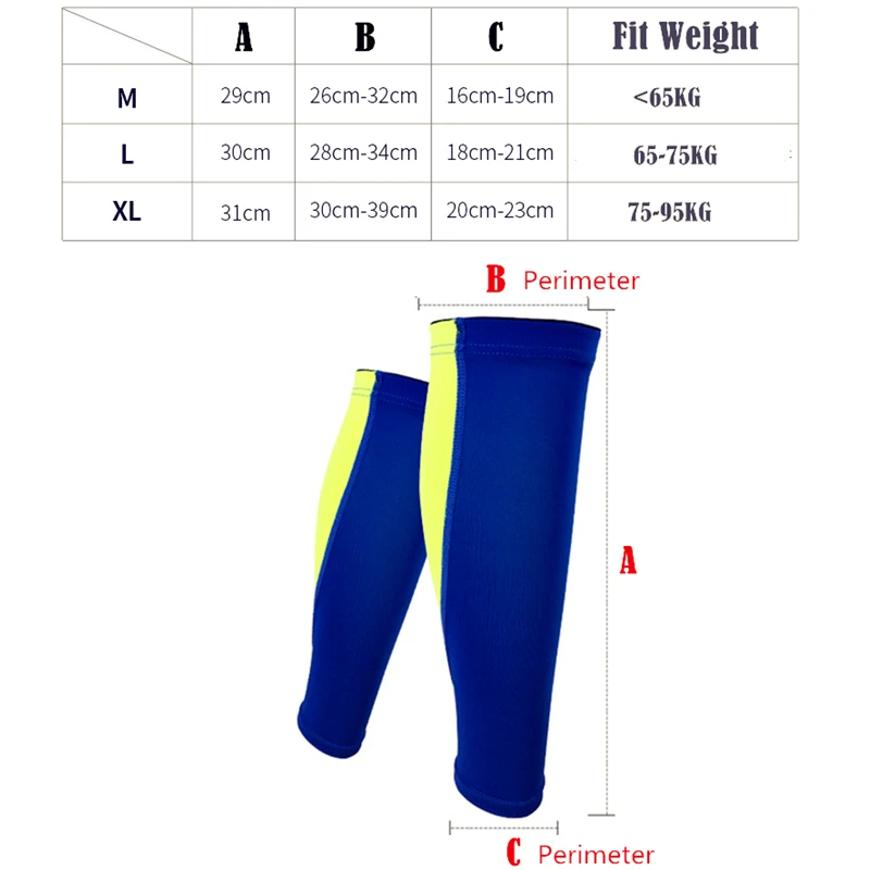 2 шт./лот воздухопроницаемые компрессионные голени для бега на открытом воздухе