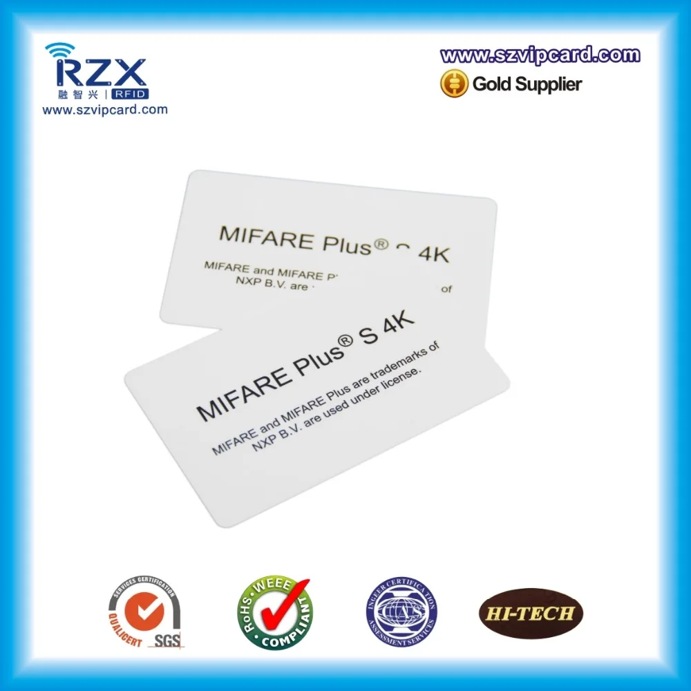 

Бесплатная доставка 20 шт. Стандартная карта MIFARE Plus S 4K