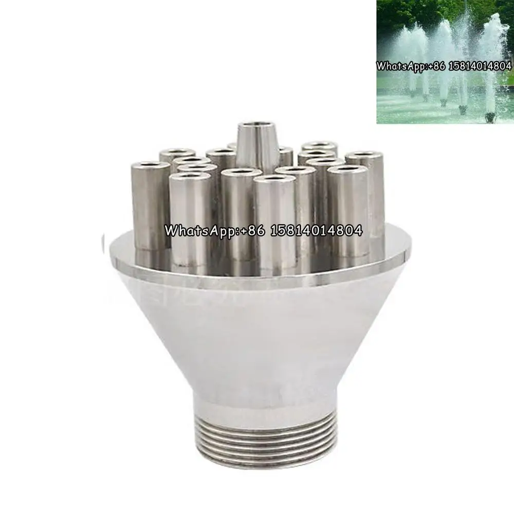1 inch 1.5 inch 2 inch stainless steel center straight up fountain,porous upward fountain,pool center fountain,music fountain