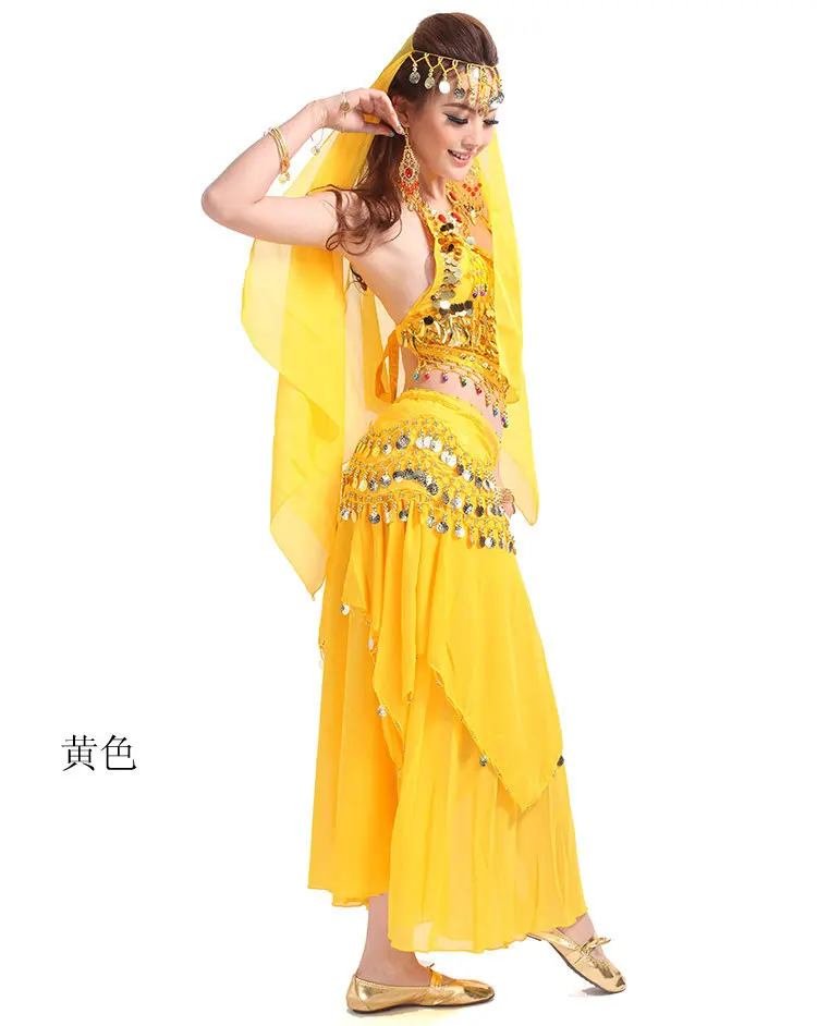 4 шт./1 комплект женский костюм для танца живота|tribal skirt|costume bollywoodbelly dance costumes |