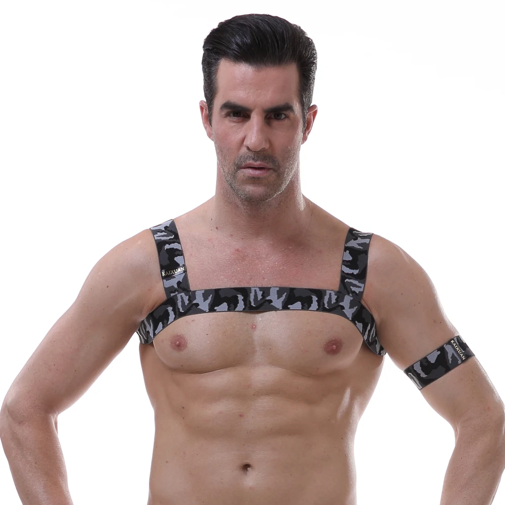 Мужские эротические кожаные ремни в стиле панк готическое тело связывание