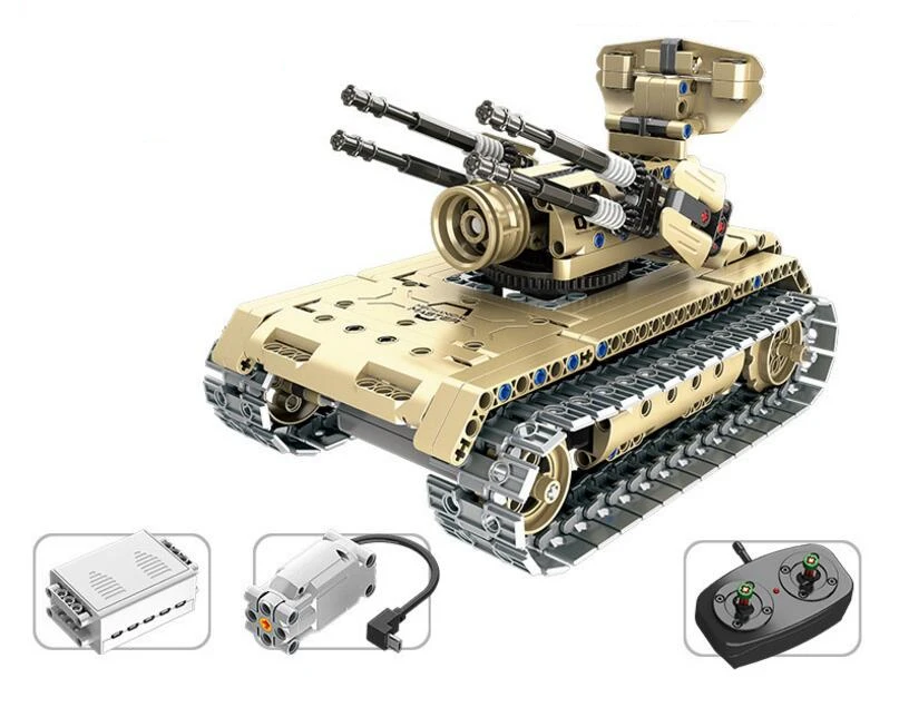 Военная война RC Танк игрушки Мобильный танк с дистанционным управлением блоки
