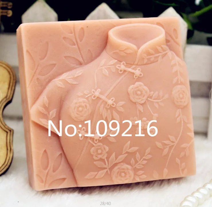 Новый продукт! 1 шт. женский Чонсам (zx172) силиконовая форма для мыла ручной работы
