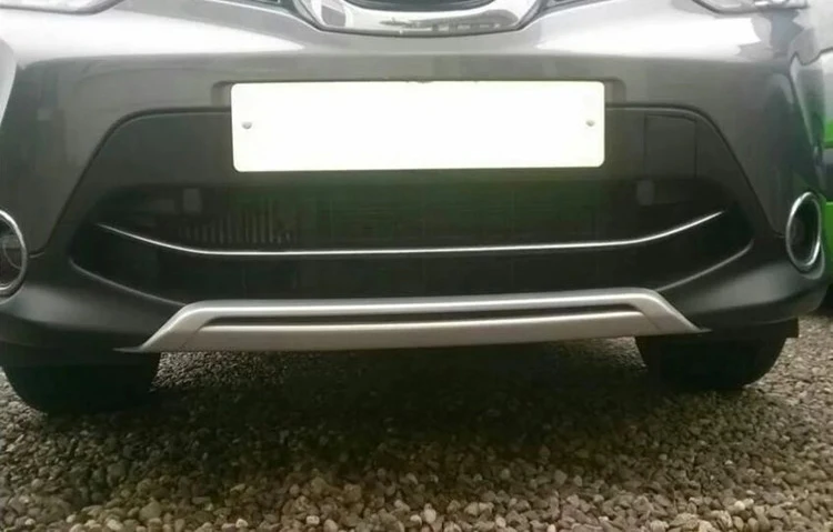 2 шт. Подходит для Nissan Qashqai Dualis J11 2014 2015 2016 ABS аксессуары передний и задний бампер