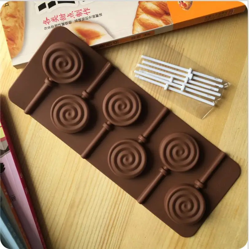 

200 шт. силиконовая форма для леденцов шоколадный торт Fondant (сахарная) печенья Форма для желе, пудинга пресс-формы DIY Инструменты для украшения выпечки, торта 24x9.5cm