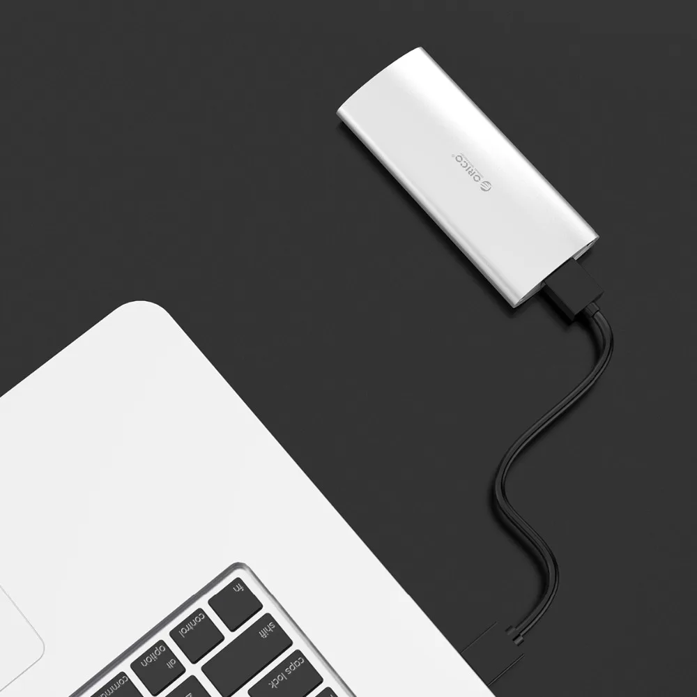 ORICO M.2 к USB3.1 type-C USB3.0 SSD корпус адаптер конвертер карт внешний алюминиевый SSD чехол для 2230/2242/2260/2280