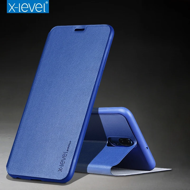 X-Level Роскошный деловой стиль из искусственной кожи чехол для huawei mate 10 Lite