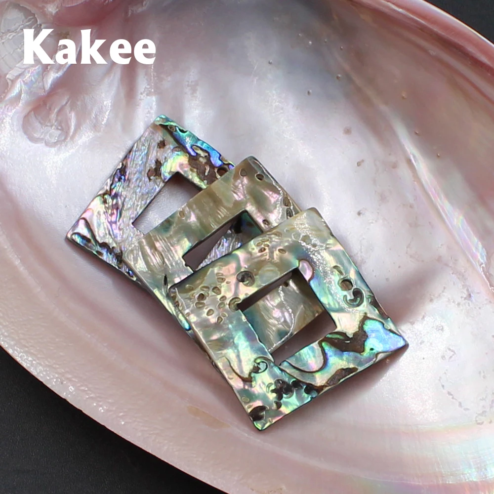 Круглые серьги Kakee из Новой Зеландии абалона для самостоятельного изготовления