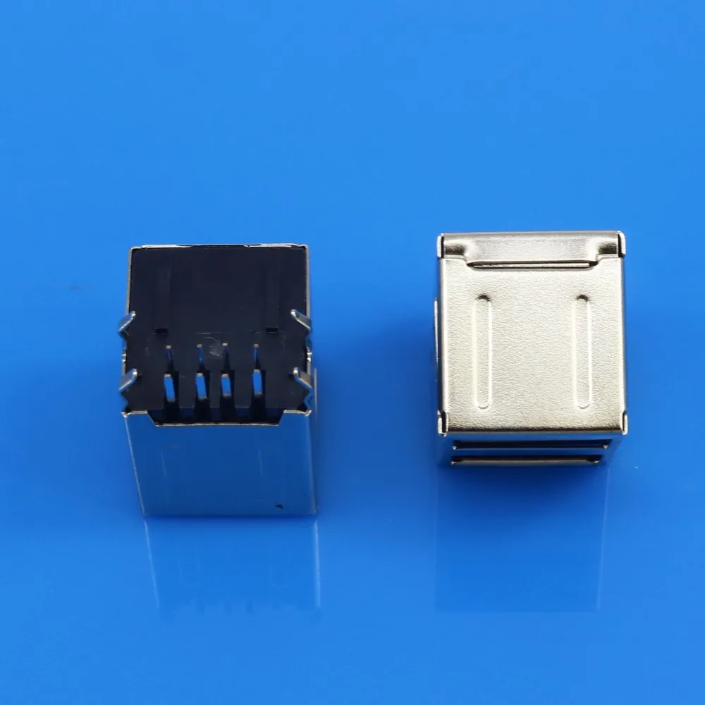 JCD двойной Тип USB-8 Pin разъем все включено под углом 90 градусов черный | Компьютеры и
