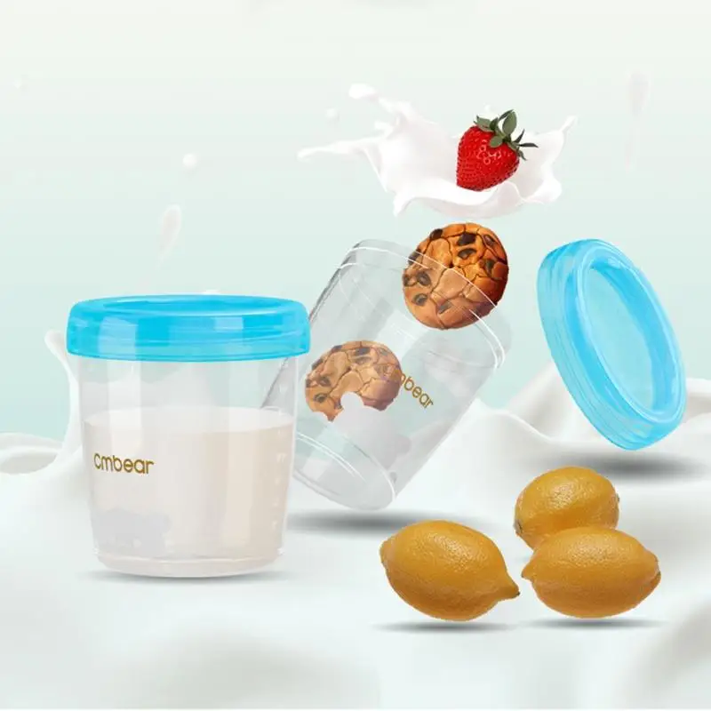 4 шт. чашка для хранения грудного молока новорожденных с переносной головкой