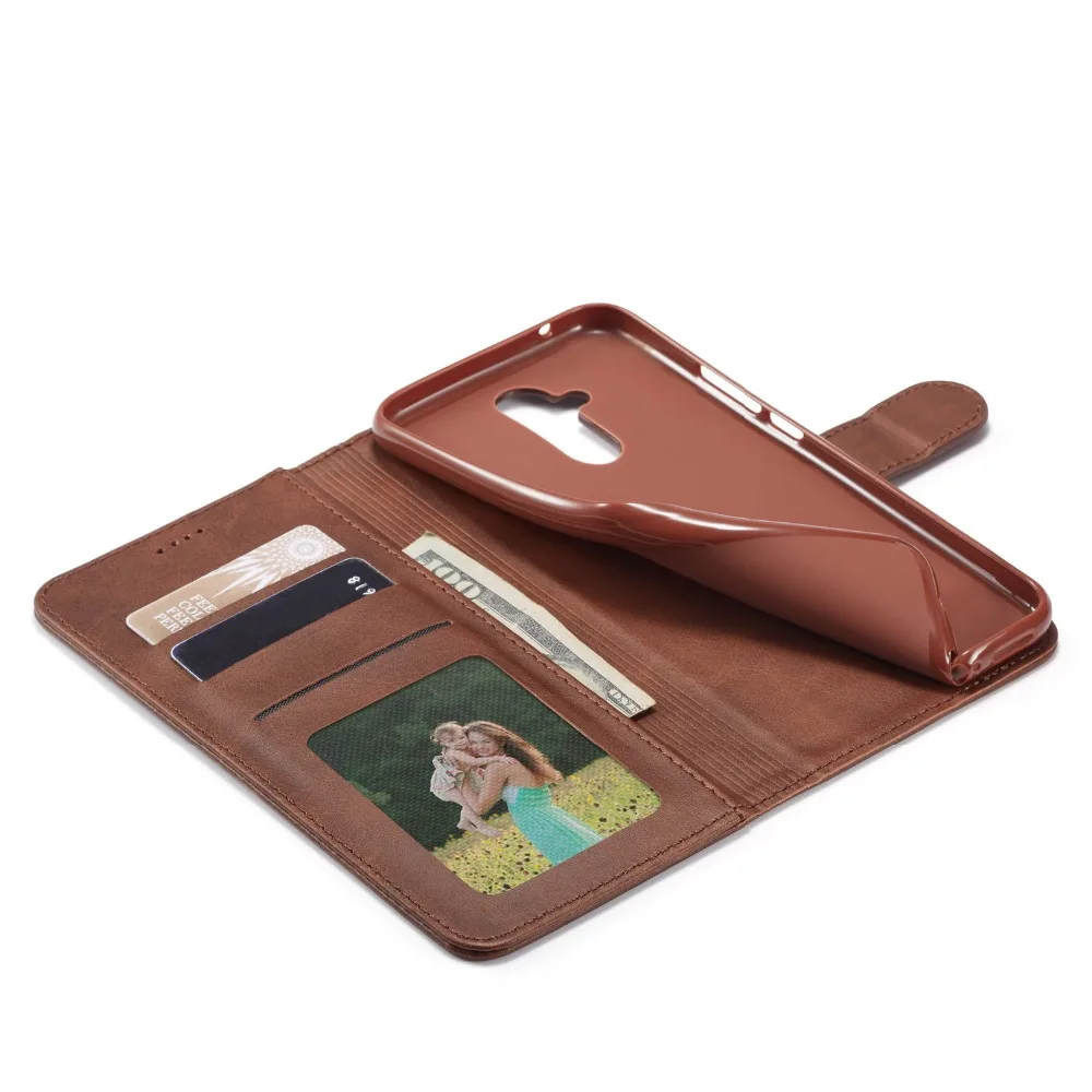 Luxury Vintage Leather Flip Magnetic Wallet Phone Case For Huawei Mate 20 Pro Retro lite | Мобильные телефоны и