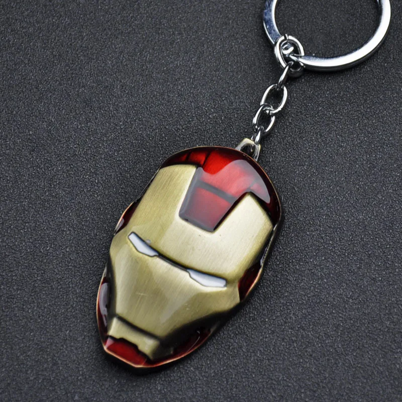 Металлический брелок Marvel, Мстители, Капитан Америка, щит, Человек-паук, Железный человек, маска, брелок, игрушки, Халк, Бэтмен, брелок, подарок, игрушки