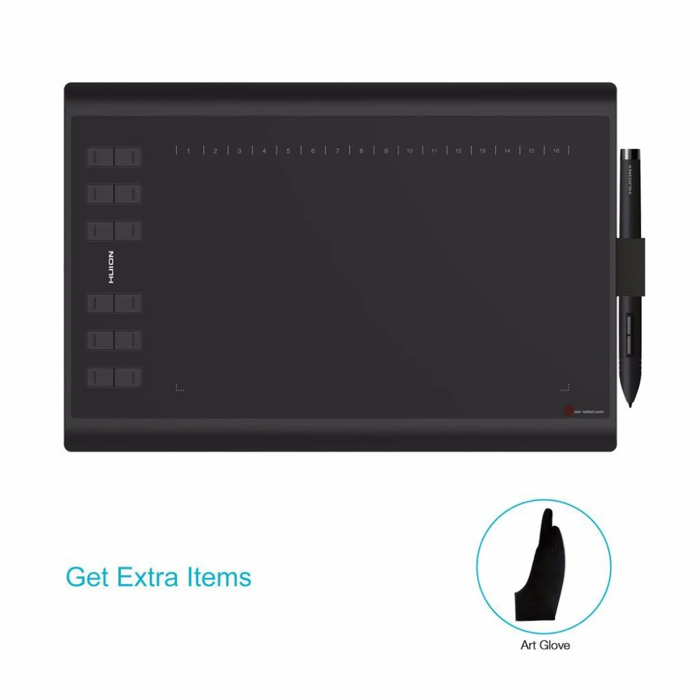 Планшет Графический Huion 1060 Plus 8 ГБ 8192 уровней|huion plus|drawing tabletdigital tablet |