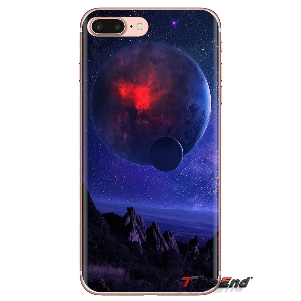 Прозрачный мягкий чехол для iPod Touch Apple iPhone 4 4S 5 5S SE 5C 6 6S 7 8 X XR XS Plus MAX triyota Nebula Moon Space -