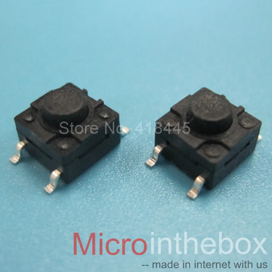 1000 шт./катушка тактовый переключатель 6 6x6x5 SMT SMD водонепроницаемый 4-контактный