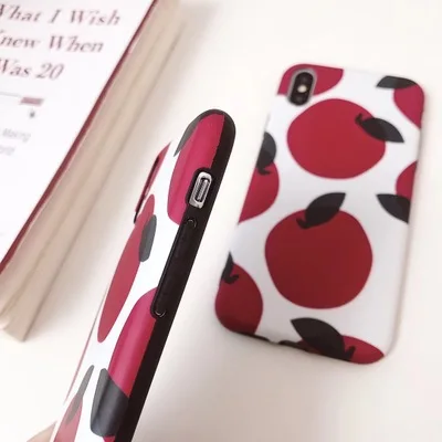 Korea ins style retro fruit phone shell female models 7/8p silicone for iPhonex/6splus | Мобильные телефоны и аксессуары