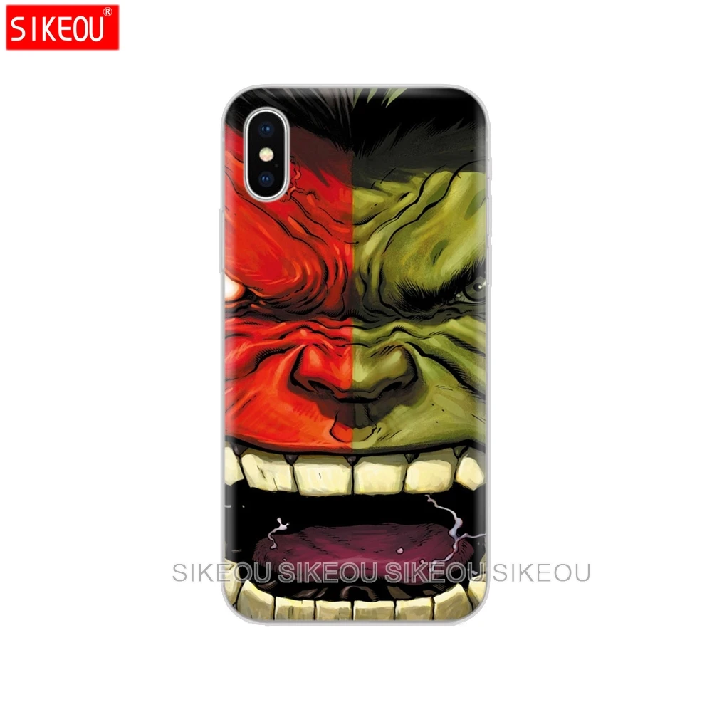 10866 Чехол для iphone 5S, se 4 4S 6s 6 7 8 plus чехол для iphone X XS XR XS MAX чехол Marvel мстители супергерой Капитан Железный человек танос - Цвет: 10866