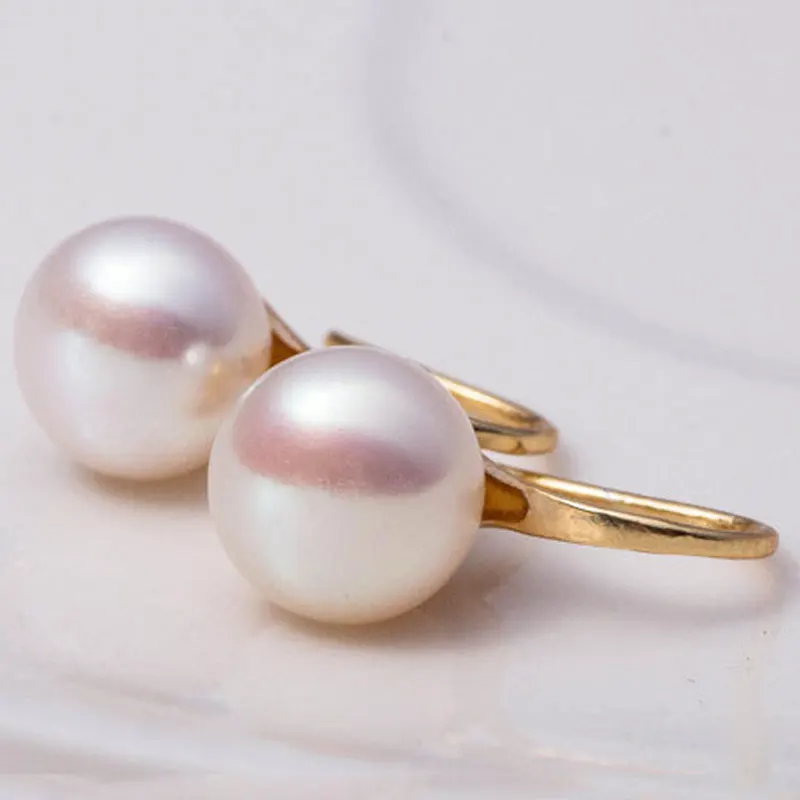 Женские серьги-гвоздики с искусственным жемчугом и кристаллами | Серьги-подвески