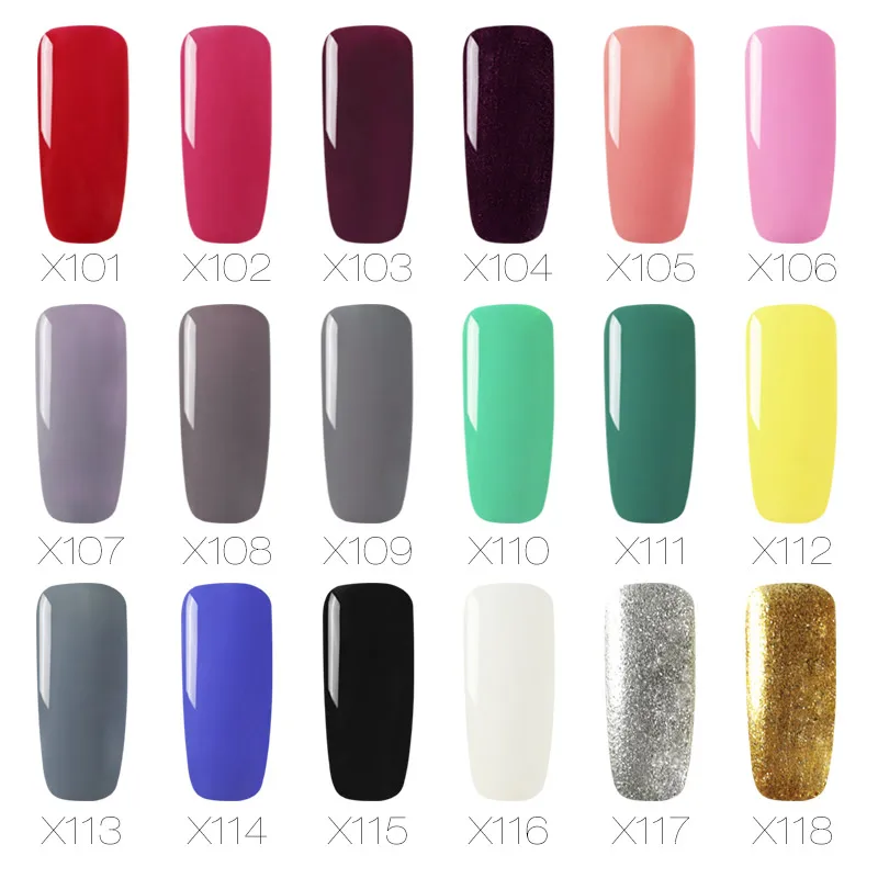 ROSALIND Гель-лак для ногтей 8 мл 18 видов цветов гель-лаки дизайна отмачиваемый