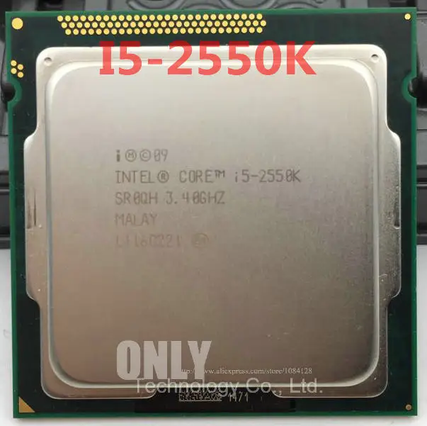 Оригинальный процессор lntel I5 2550K четырехъядерный (3 4 ГГц L3 = 6 м 95 Вт) разъем LGA 1155