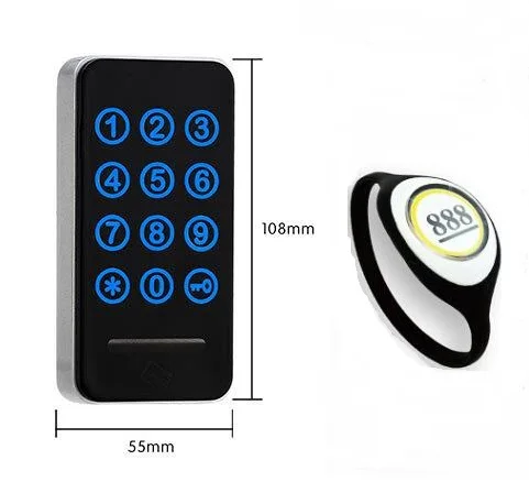 Электронный Lo цифровой умный светодиодный кодовый замок панели электронный