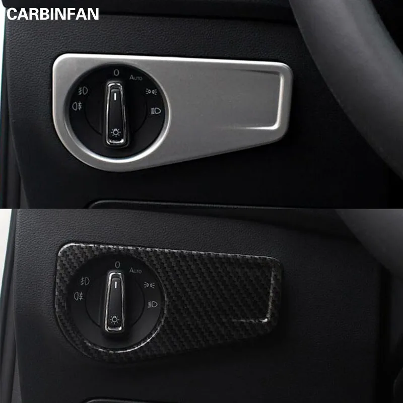 ABS Хромированная наклейка автомобильная внутренняя консоль фара переключатель