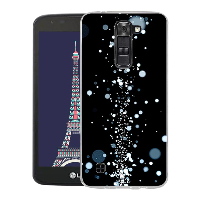 Для LG K7 Oill с принтом задняя крышка Fundas для K330/Tribute 5 LS675/X210 X210DS TPU Мягкий силиконовый