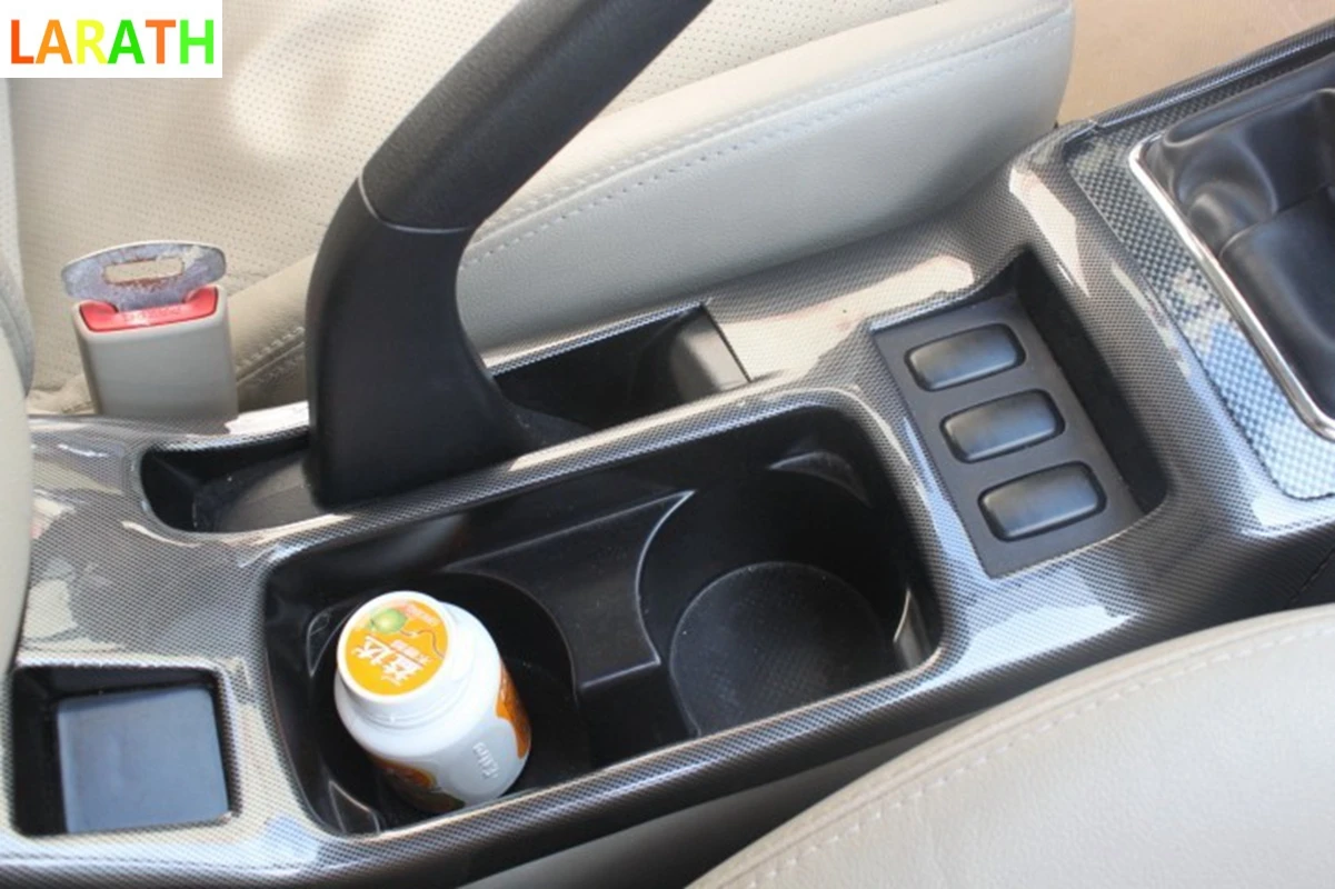 Для Mitsubishi Lancer 2010 2011 2012 LHD коробка передач из АБС пластика углеродного волокна