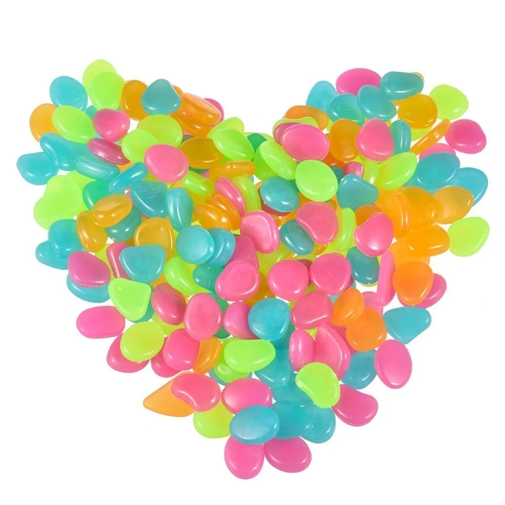 50 шт. Сад светящийся камень светится в темноте садовые камни для сада Путь Патио