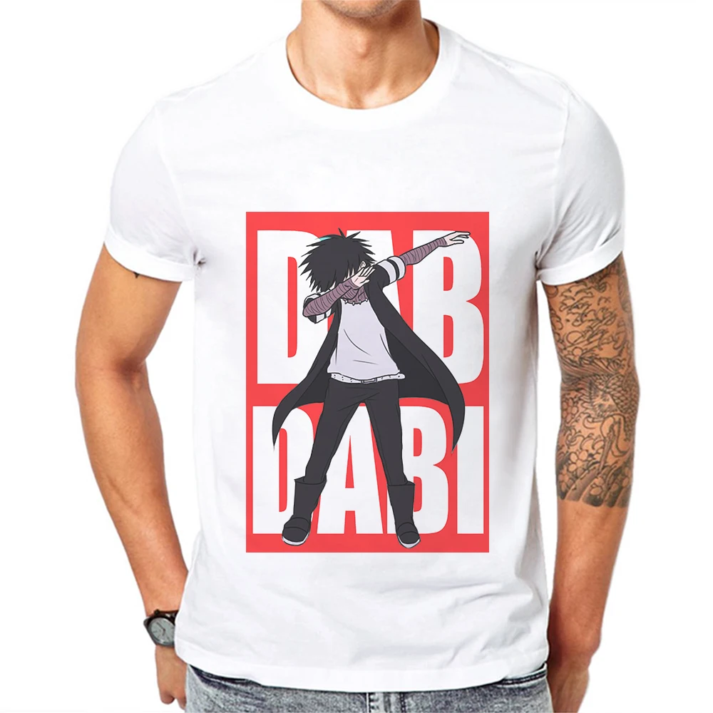 

New Funny Cartoon Design T shirt Men Dabbing Fashion Half Sleeve 100 Cotton Male Tees White Man T-shirt Cotton Mens Tops Hipster