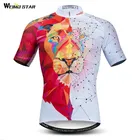 Weimostar 3D печать Лев Велоспорт Джерси лето Pro команда велосипед Джерси Горный Велосипед Одежда Майо Ciclismo велосипедная рубашка