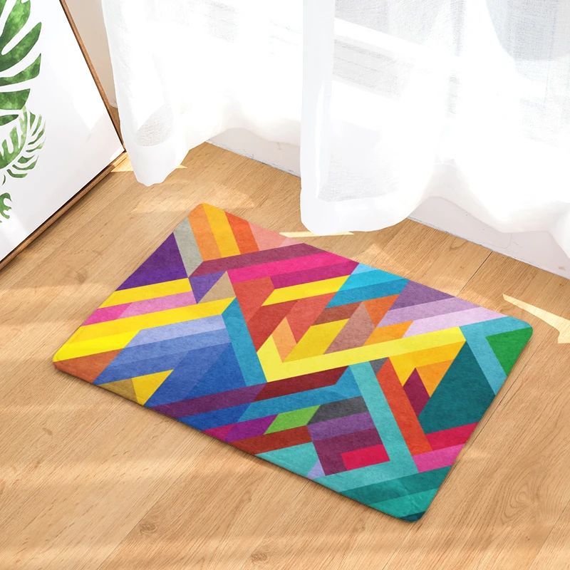 Фланелевые коврики цветная коробка с принтом звезд для спальни гостиной