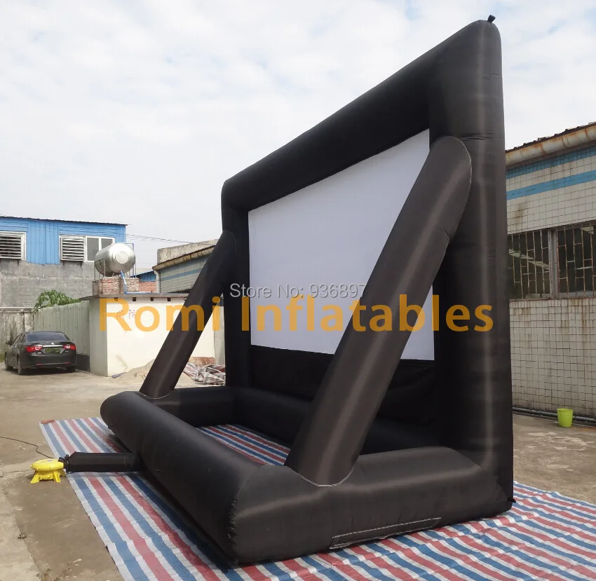 Free shipping inflatable movie screen film outdoor project | Игрушки и хобби