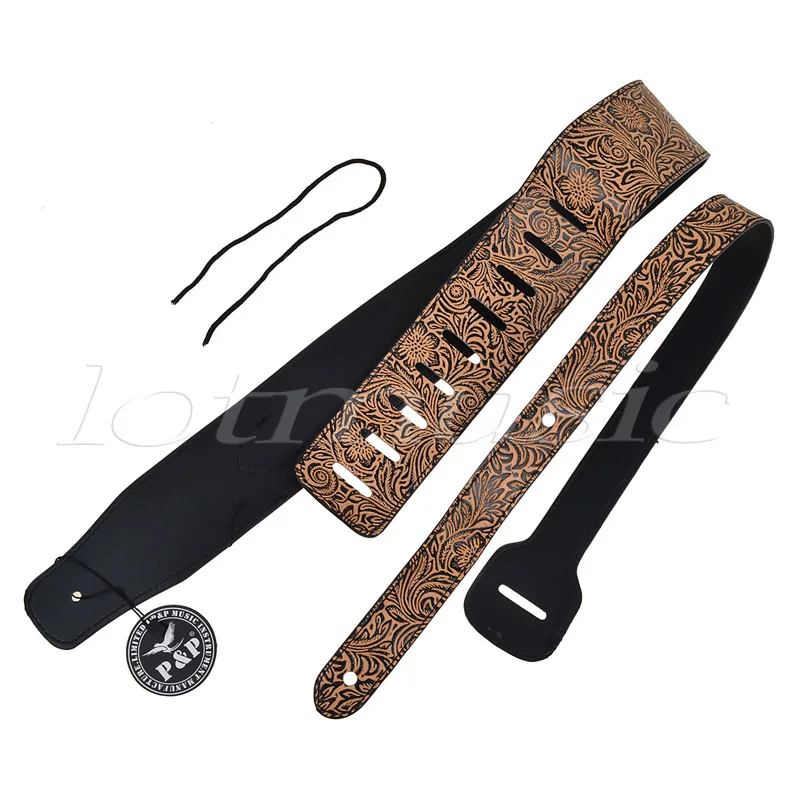 2 шт. кожаные ремешки для гитары|guitar strap leather|strap leatherguitar |