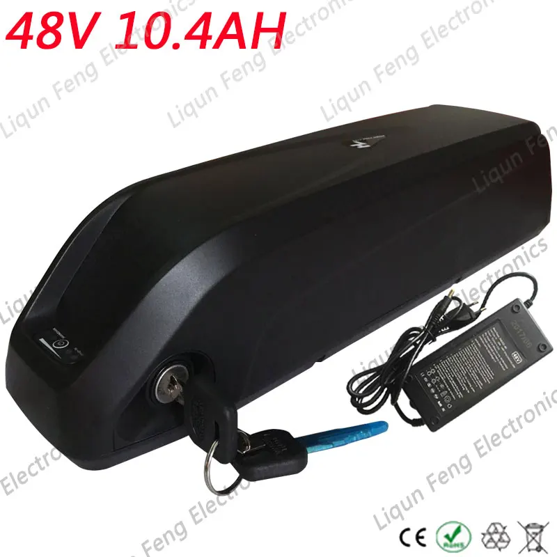 US EU No Tax Down tube eBike Battery 48V 10AH Lithium 500W Electric Bike with USB+ 25A BMS 54.6V 2A charger | Спорт и развлечения