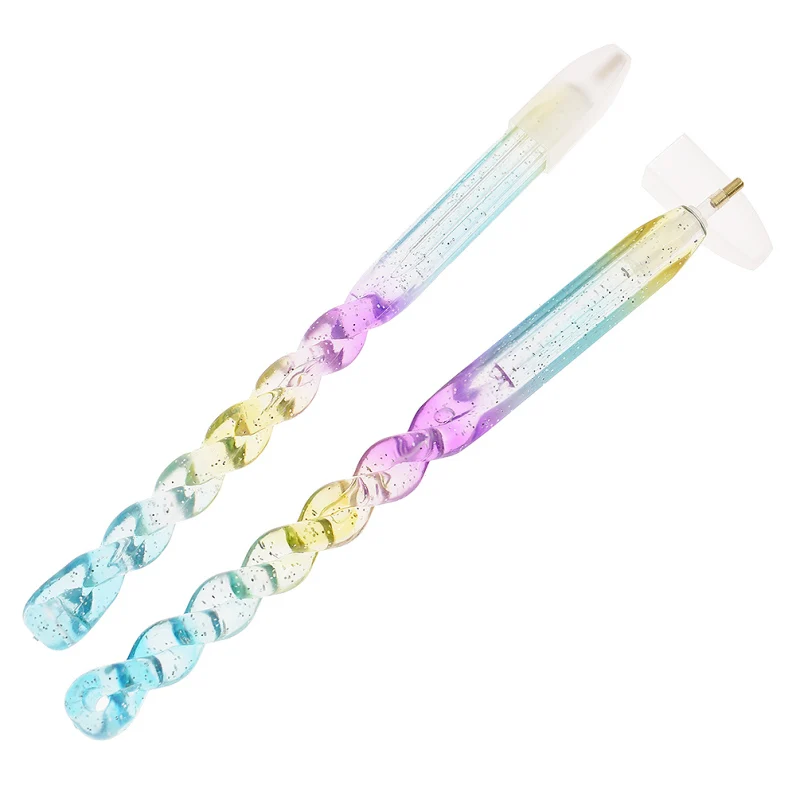 

2pcs Colorful 5D Diamond Painting Embroidery Tools Kit DIY Handnade Craft Accessories Diamond Mosaic Point Drill Pen