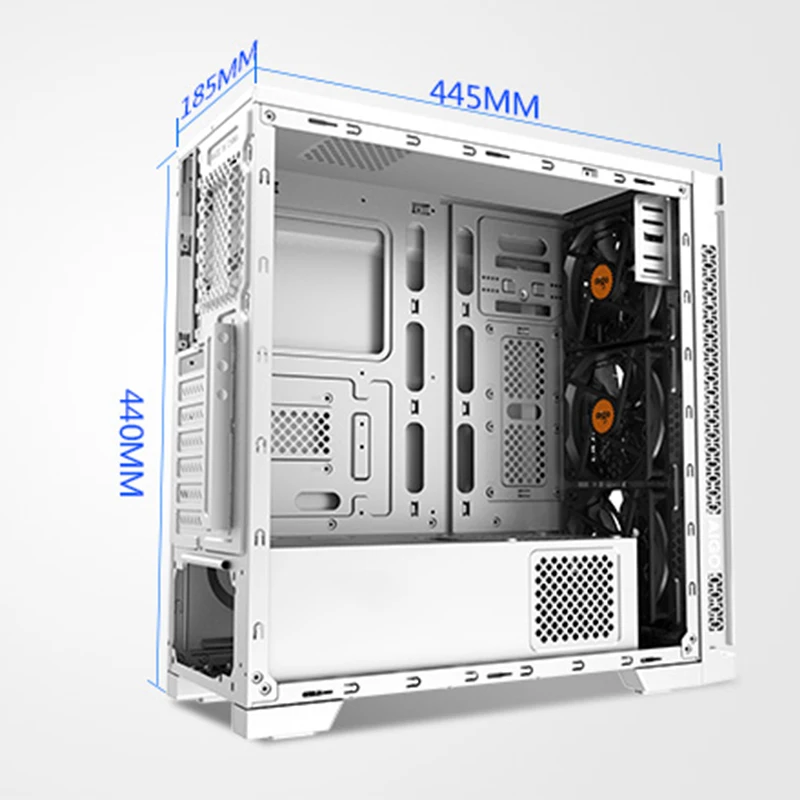 DIY настольный игровой компьютер ATX чехол с поддержкой ATX/ Micro материнская плата по