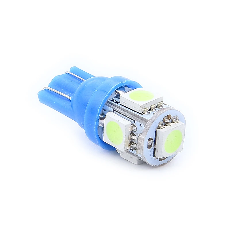 10 шт. w5w led T10 светодиодные лампы 5 SMD 5050 194 168 автомобильный боковой клиновидный