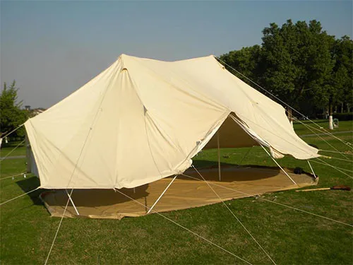 4*6 метров роскошный glamping Палатка Водонепроницаемый хлопковый холст