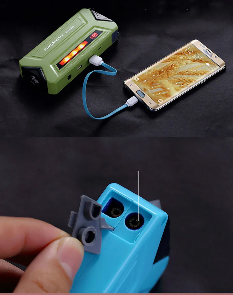 Японское светодиодное пусковое устройство 10000 мАч внешний аккумулятор с