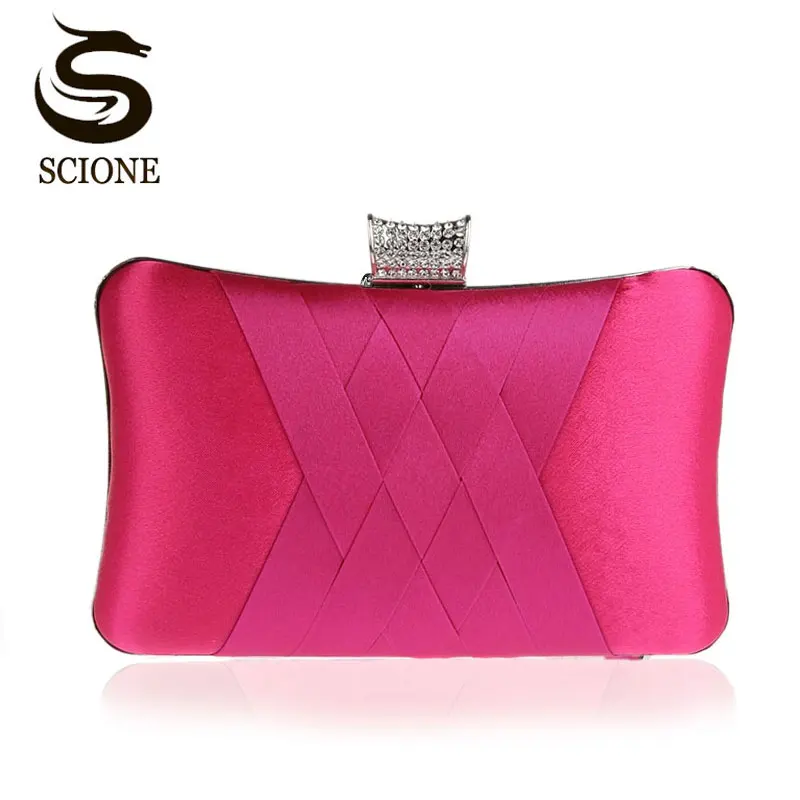 

Women Clutch Bags Satin Bride Bag Purse Designer Gentle Evening Bags Party Handbag Wedding Clutch Wallet Shoulder Bag 7395