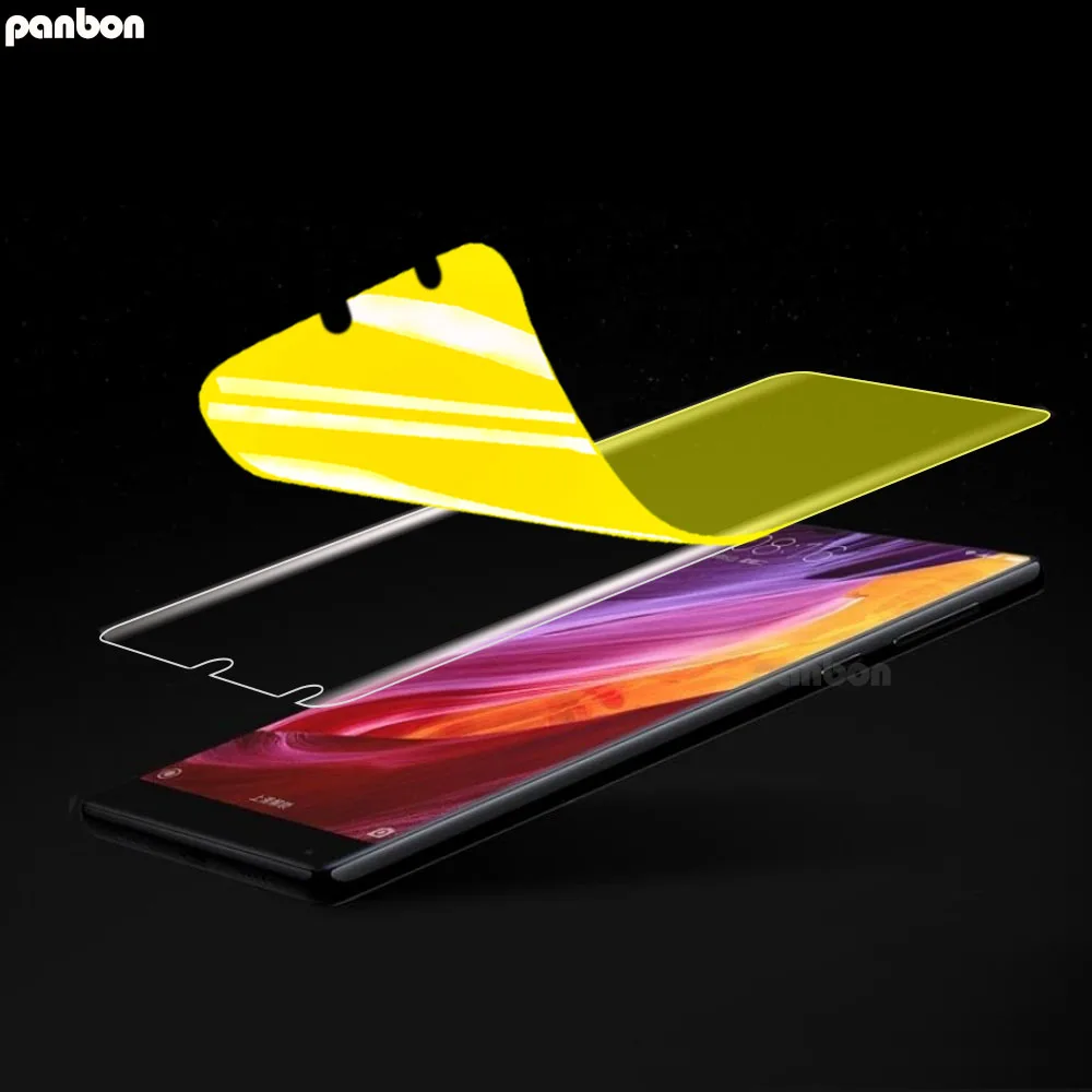 Гидрогелевая Защитная пленка для xiaomi mi max mix 2S Note 3 2 Pro black shark helo|Защитные стёкла и