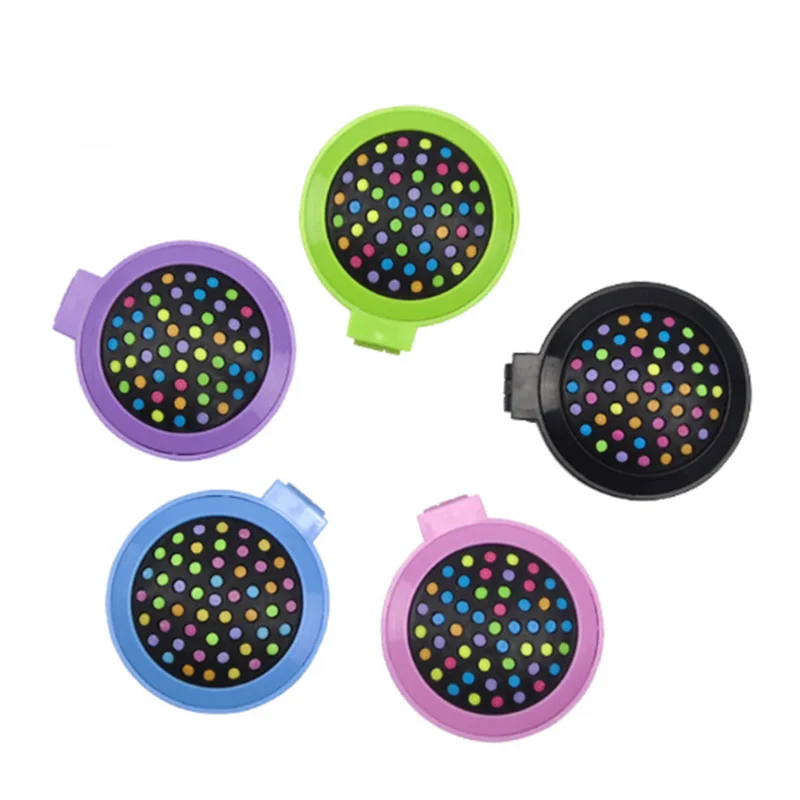 Расческа Складная для девушек массажная круглая мини с подушкой безопасности