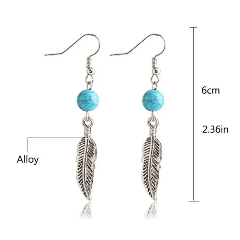 OTOKY 2018 Gussy Life Dangle Earing Brand New 1Pair Circular Leaves Ear Jewelry with a man made dropshipping Mar05 | Украшения и