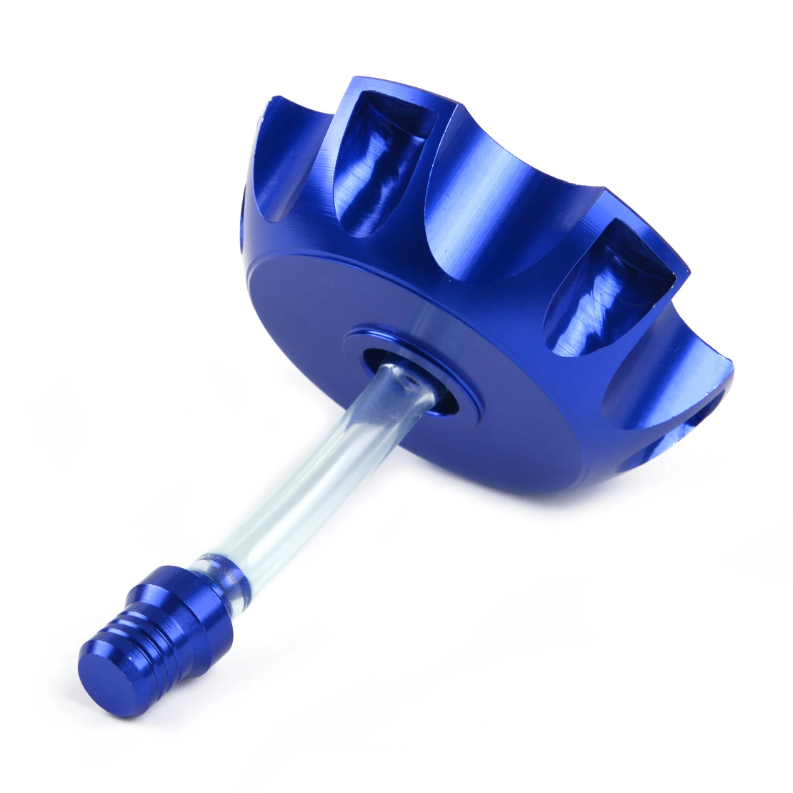 Высококачественная Черная/синяя алюминиевая крышка для бензобака beler CNC Honda CR85R